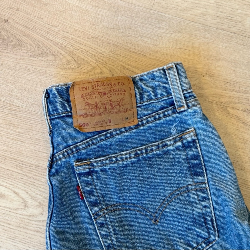 Levi’s Vintage Loose Fit Straight Leg Denim Jeans - Picture 8 of 9